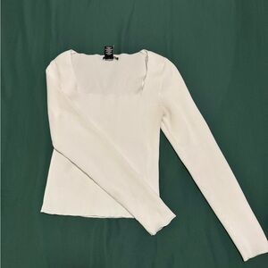 Sincerely Jules Cream Long Sleeve Top